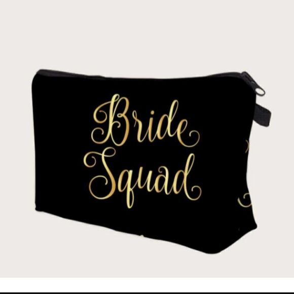 Bride Squad Makeup Accessories Bag - Picture 1 of 5